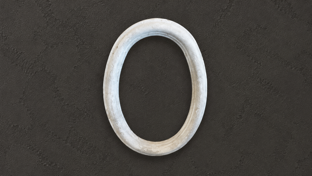 Simple Oval Architectural Frame