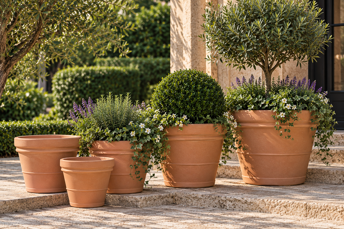 Rolled Rim Planter