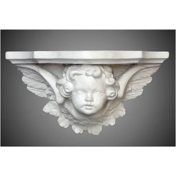 Angel Face Cast Stone Bracket