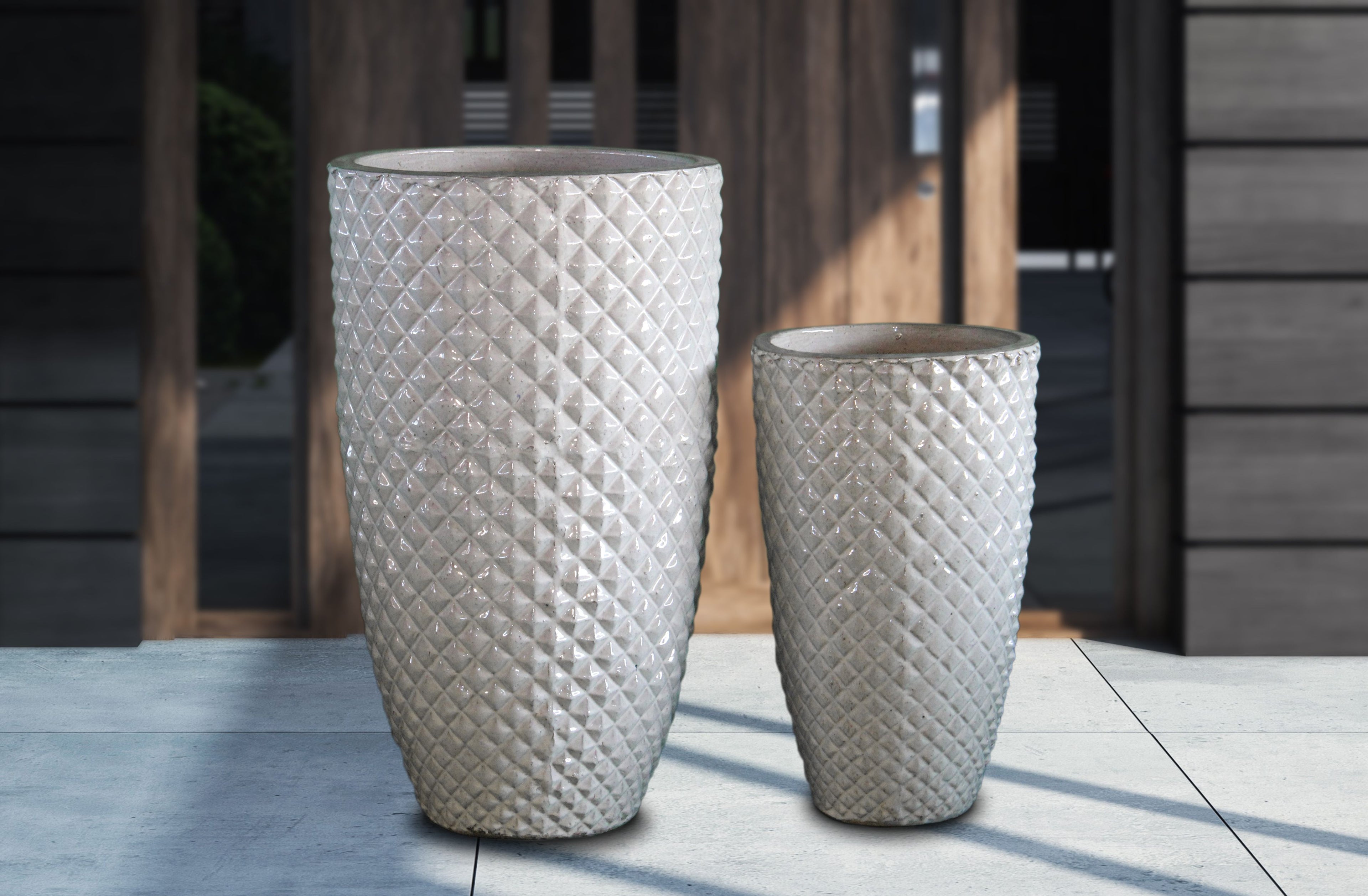 BVLGARI_URN_PLANTERS_SET_OF_2 - Cast Stone International 