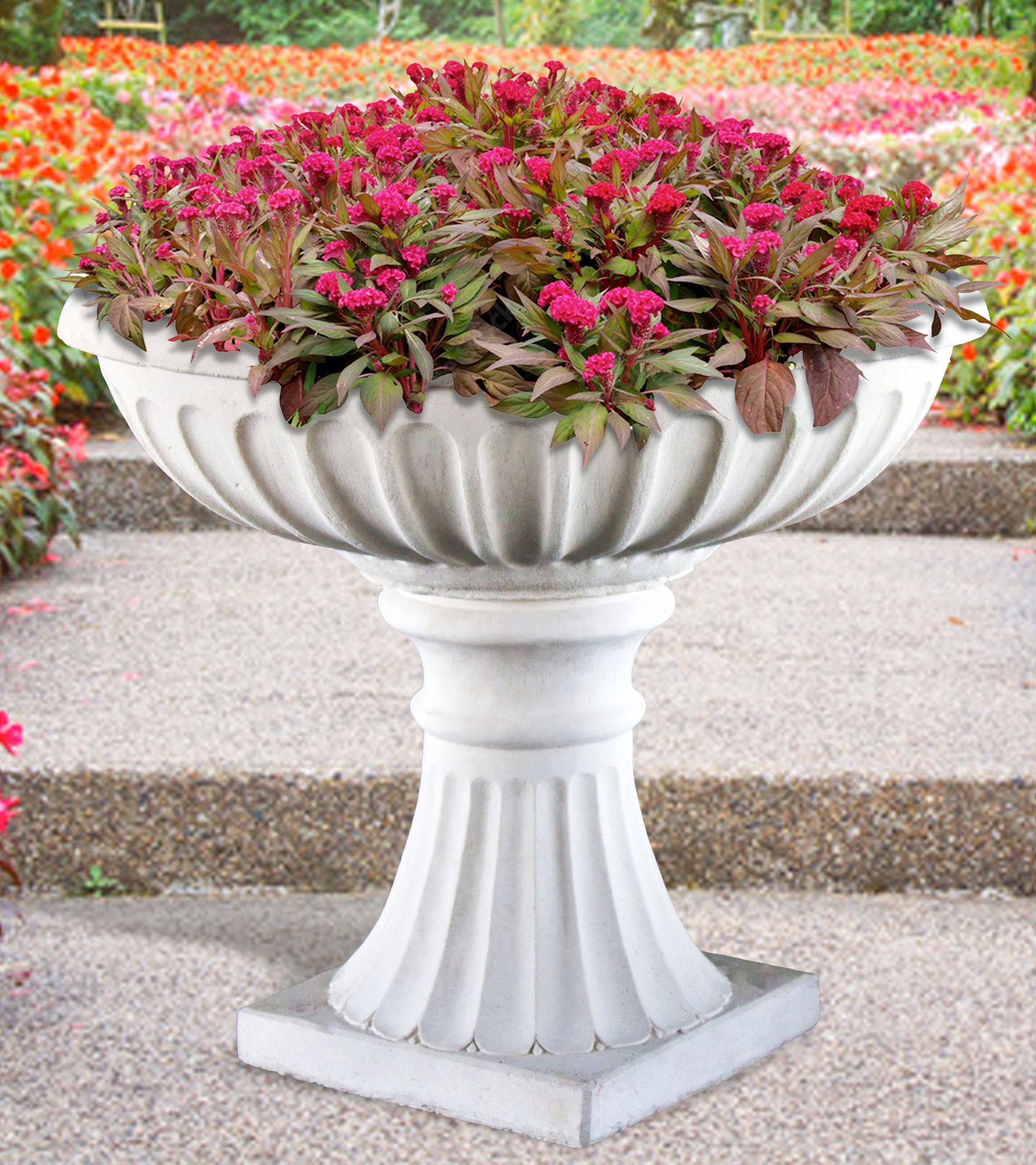FLUTED_URN - Cast Stone International 