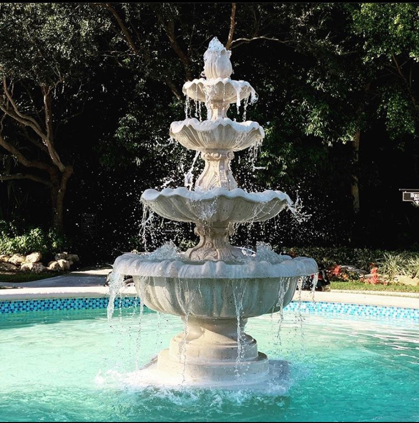 Royal Four-tier Water Fountain