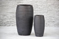 FRANKFORT_RIDGED_CERAMIC_PLANTER - Cast Stone International 
