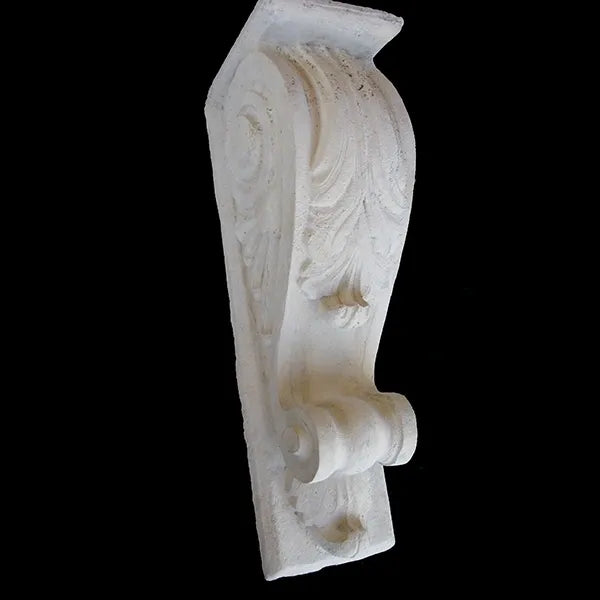 Fancy Leaf Cast Stone Bracket