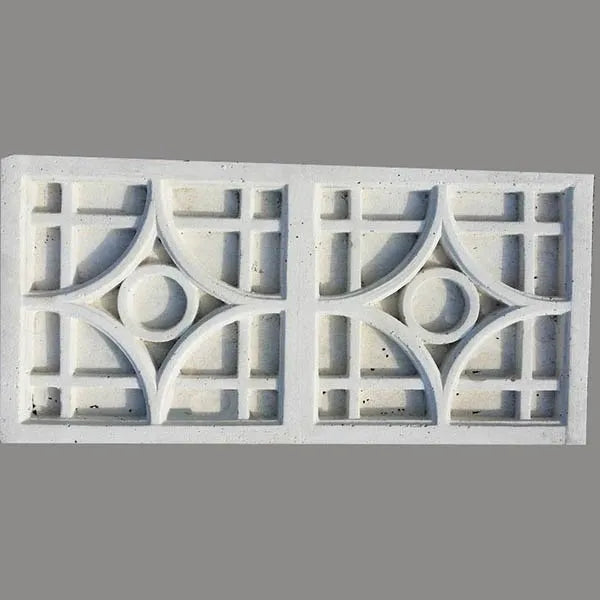 GeometricalDesignWallPlaque - Cast Stone International 