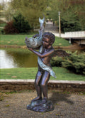 Harmonys Catch Bronze Statue