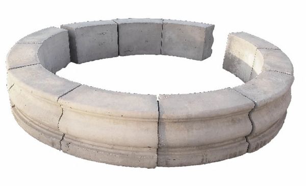 Hourglass Foundation Pool Block Basin