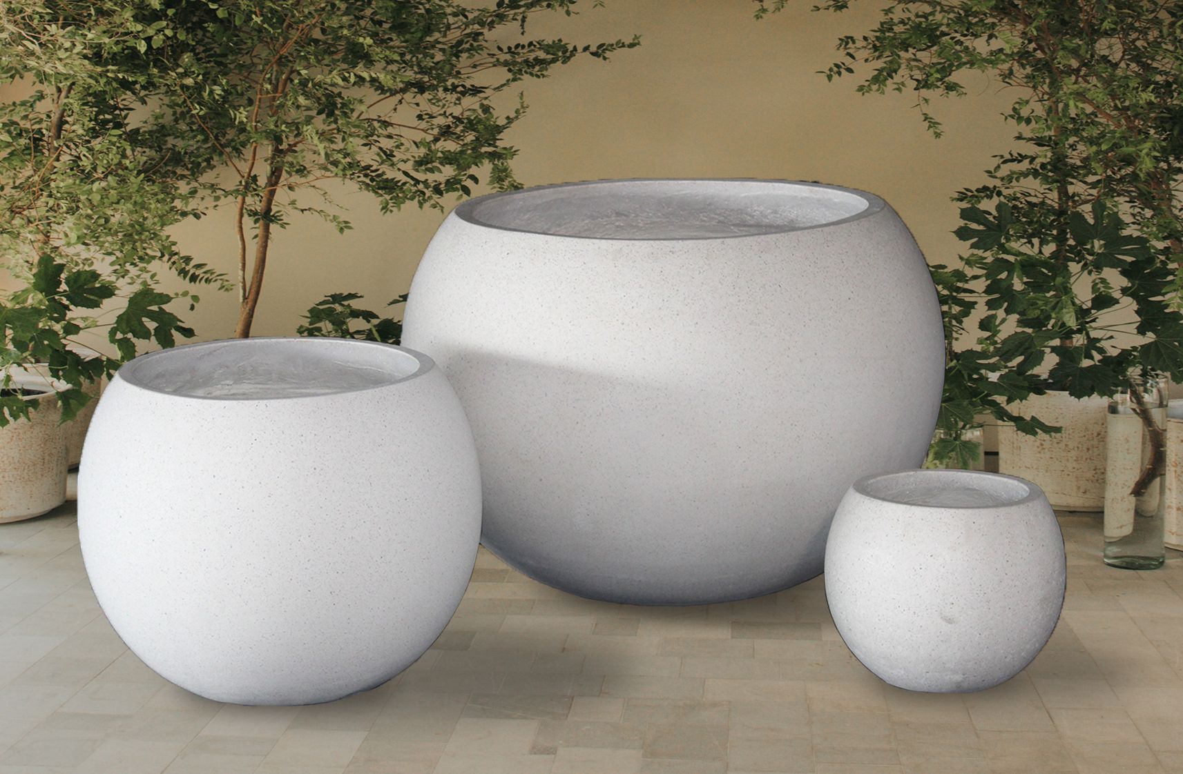 Hudson Sphere Planter Set Of 3