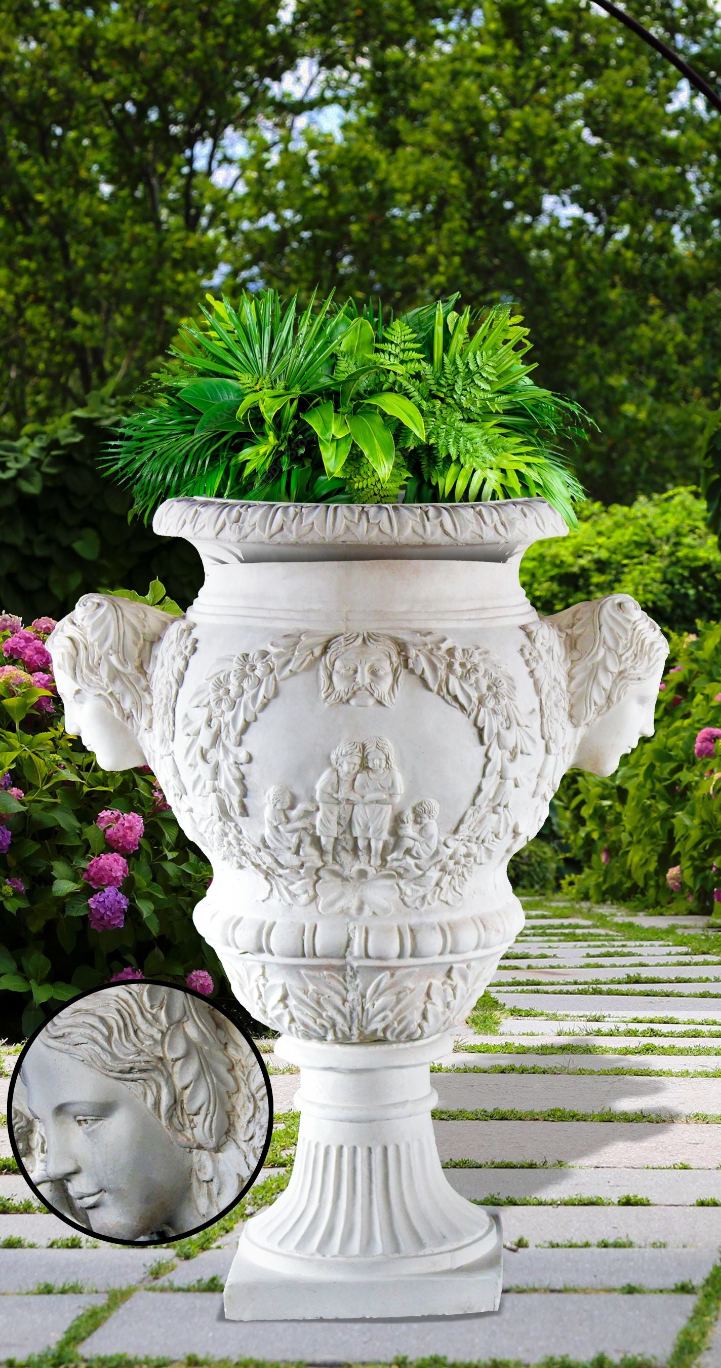 ITALIAN_2_FACED_URN_4 - Cast Stone International 