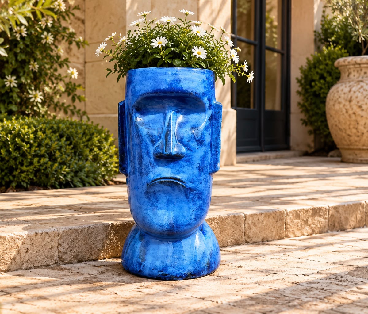 Tiki Head Planter
