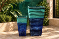 Ombre Square Urns