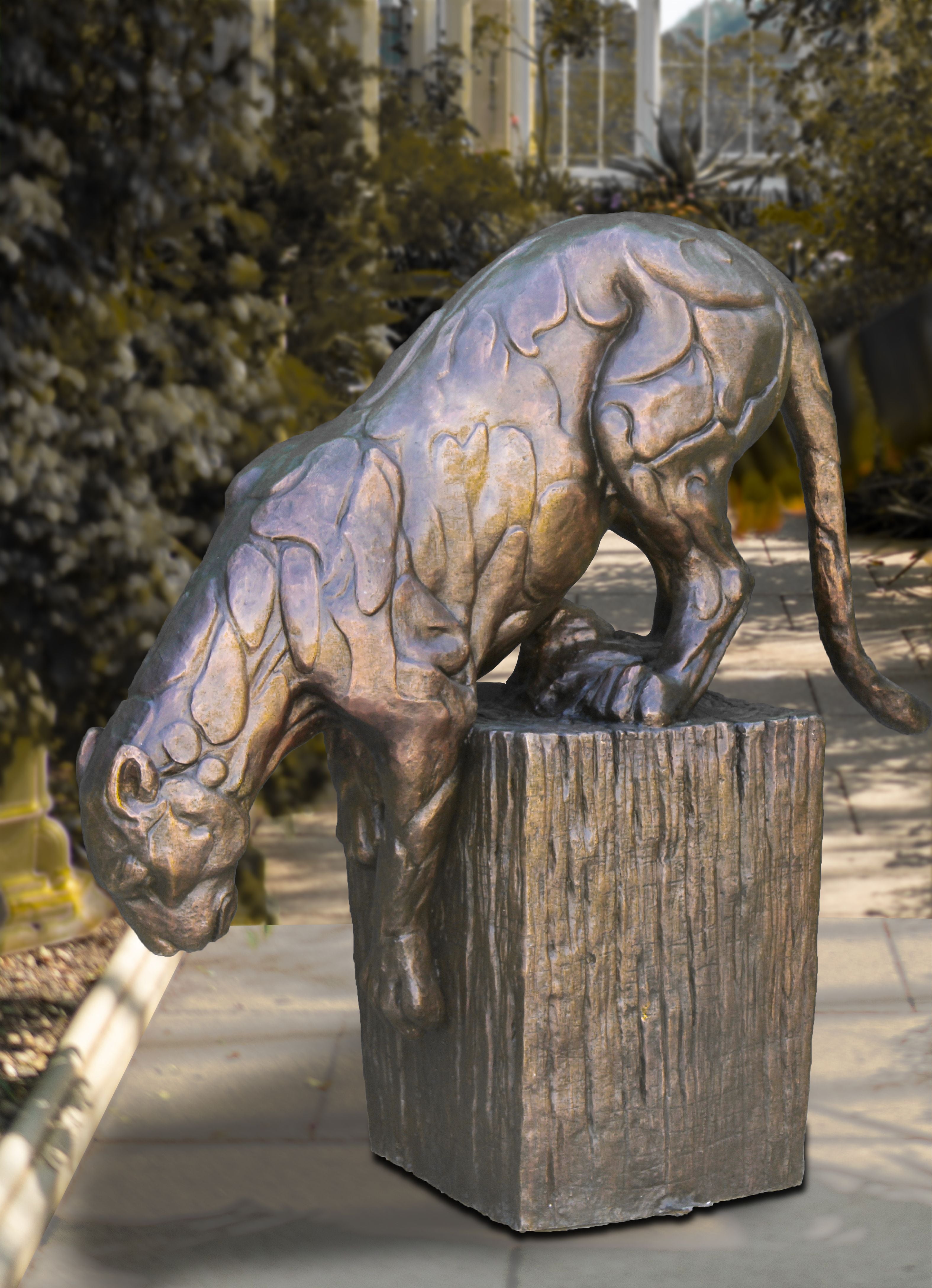 Panteras Descent Bronze Statue