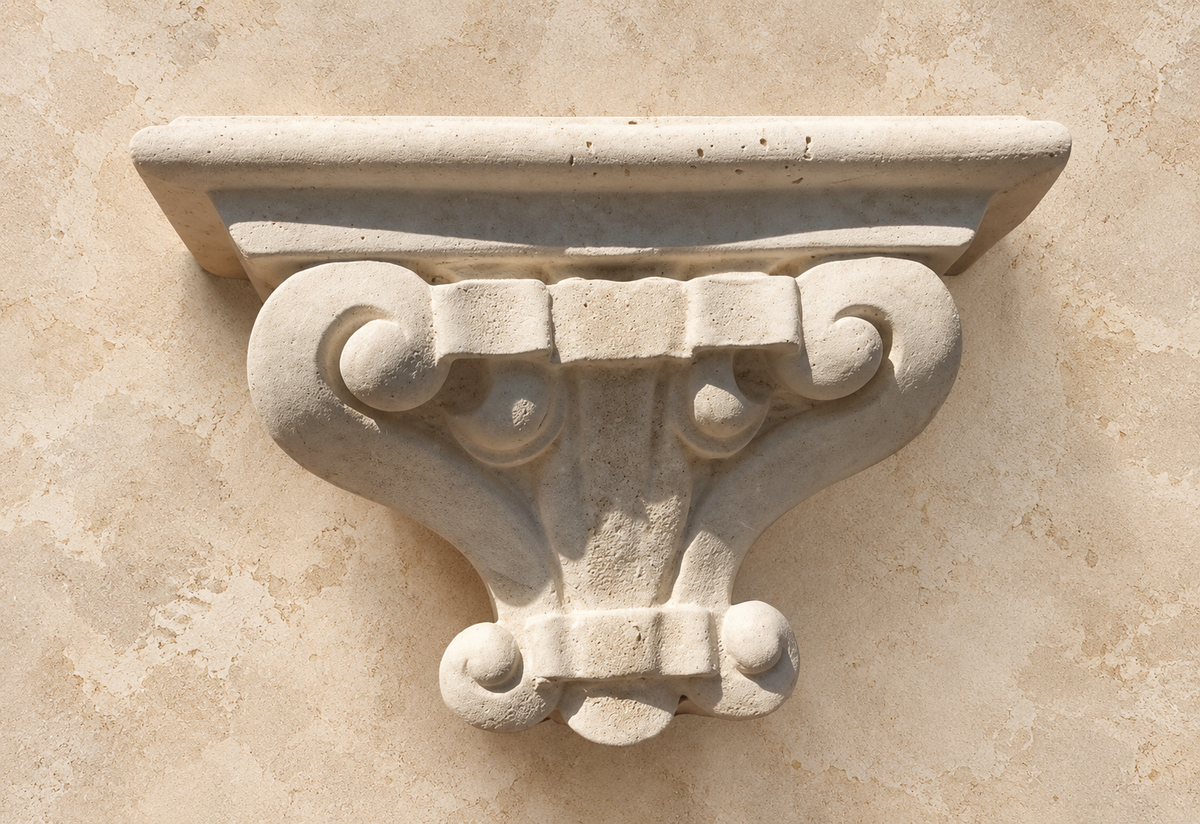 Pisa Cast Stone Bracket Shelf