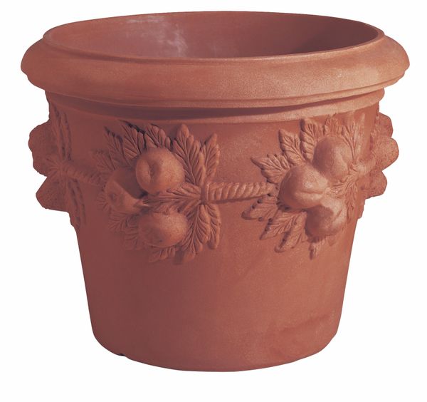 Pot With Pomegranates