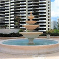 PalermoFour-TierWaterFountainwithPoolBasin - Cast Stone International 