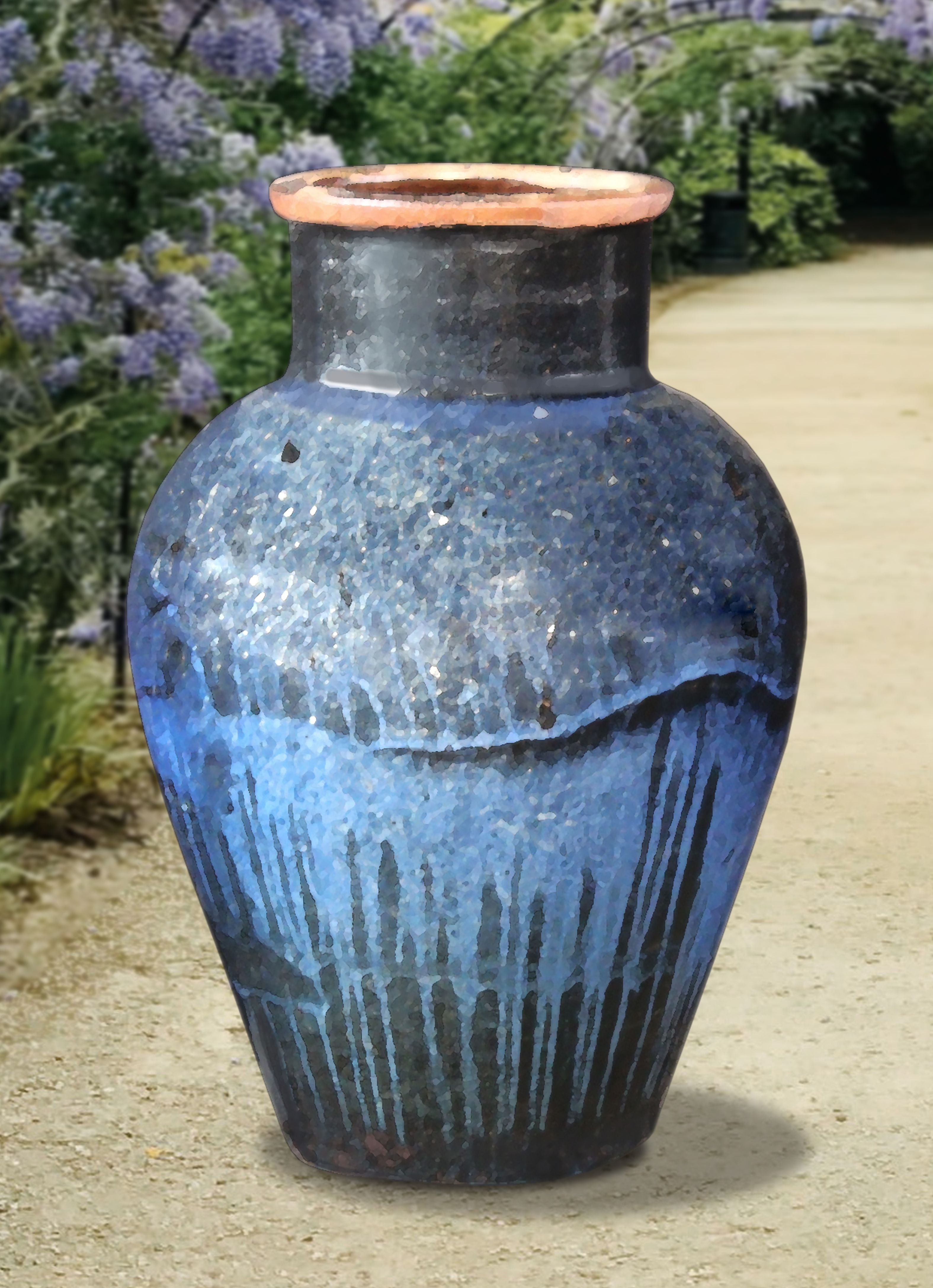 ROYAL_BLUE_WINSTON_URN - Cast Stone International 