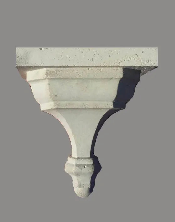 RagusaCastStoneBracketShelf - Cast Stone International 