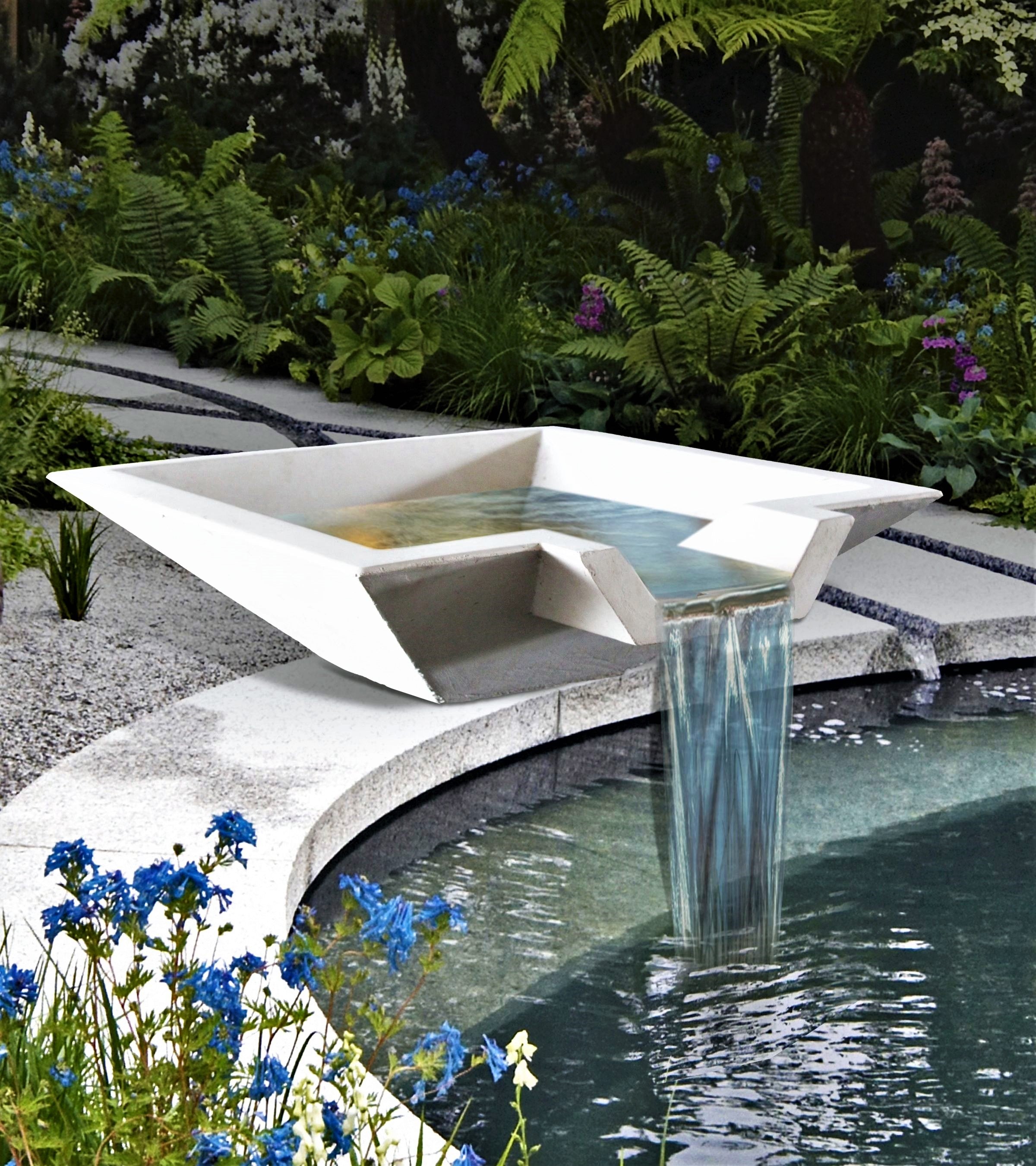 Spilling Square Bowl