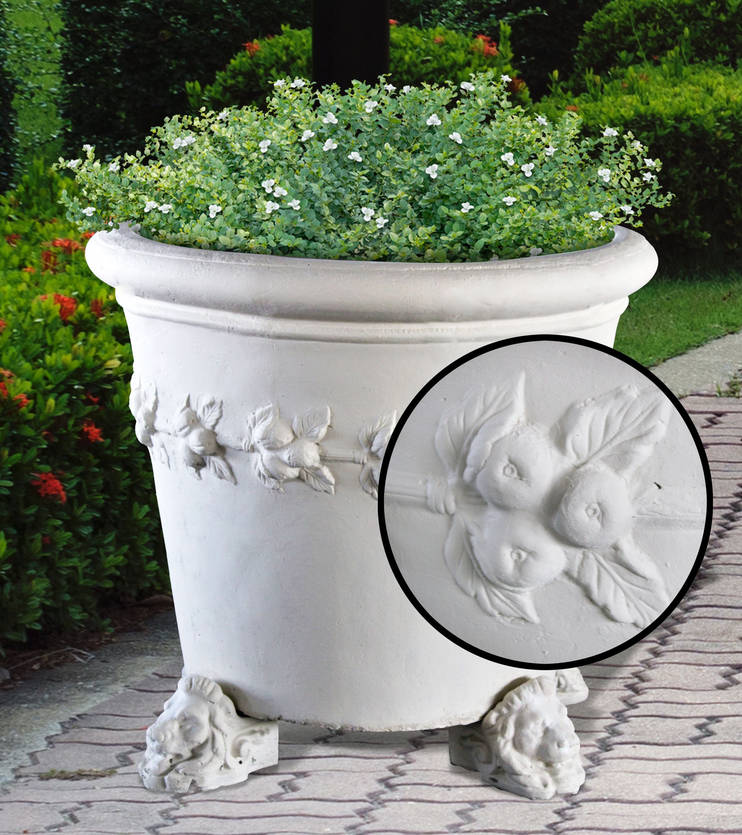 STRAWBERRY_PLANTER_LARGE_1befacfc-ba76-4715-87e4-5bcf003b3f35 - Cast Stone International 