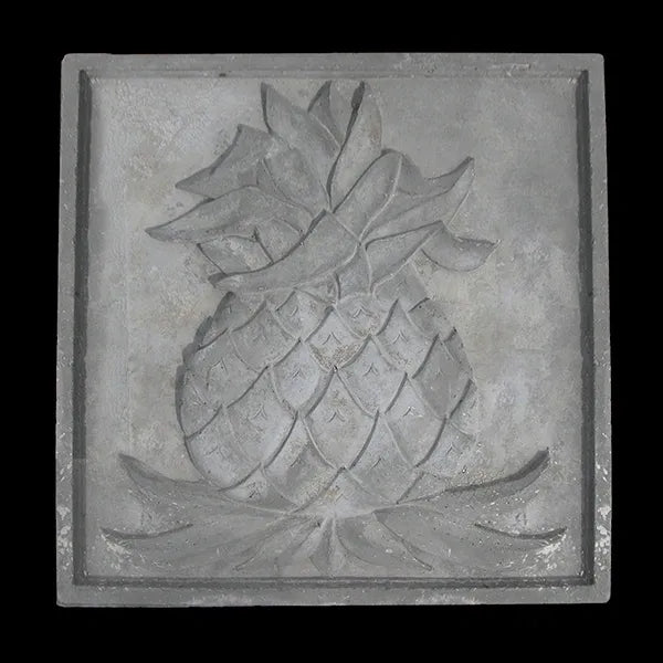 SquarePineappleWallPlaque - Cast Stone International 