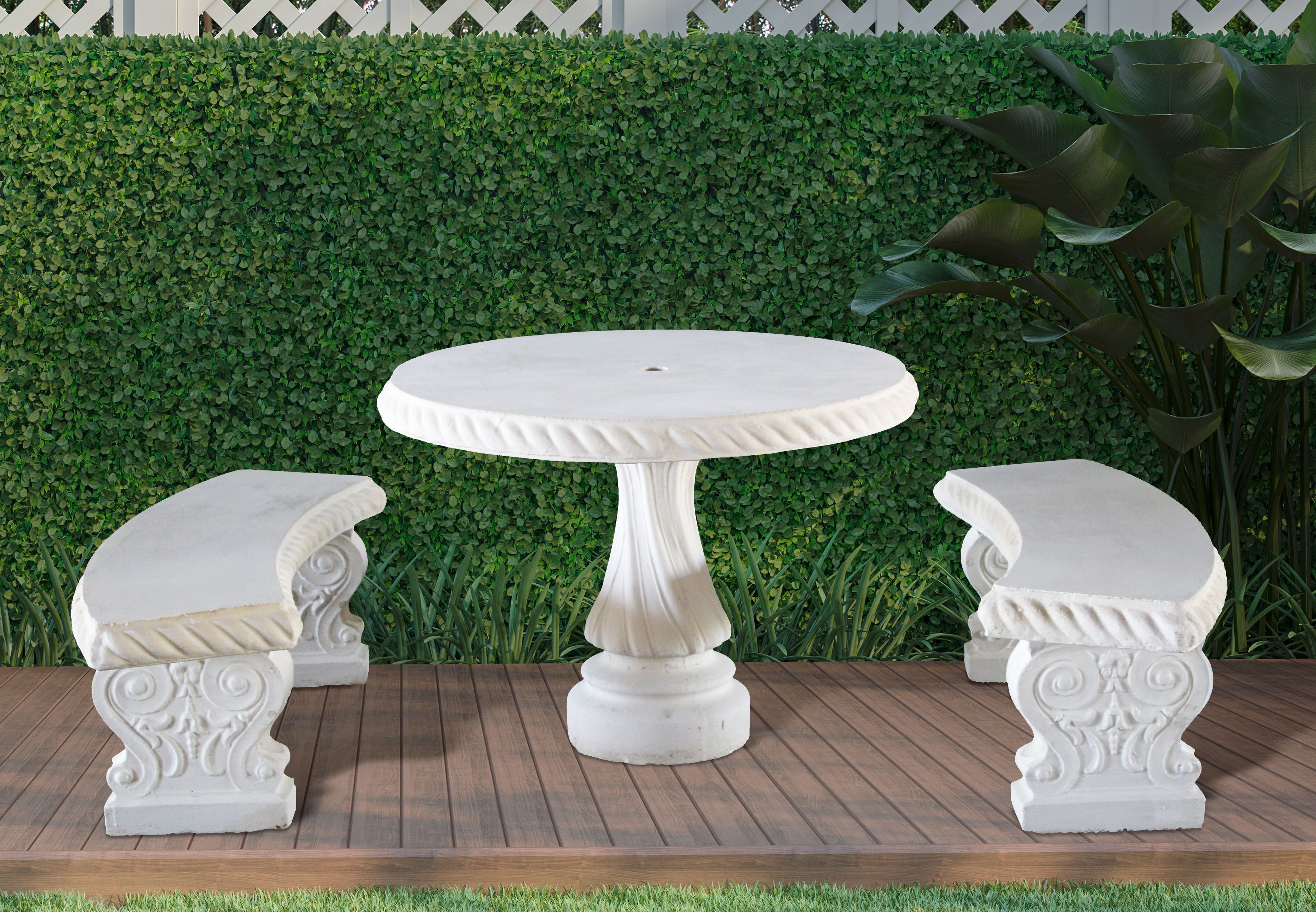 Tuscan Rope Patio Table Set