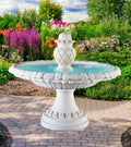 VERETEA_WITH_CARVED_PINEAPPLE_2 - Cast Stone International 